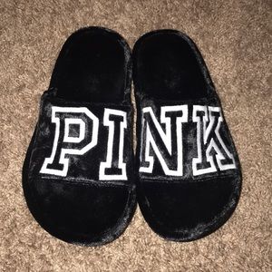 victoria’s secret pink slippers!